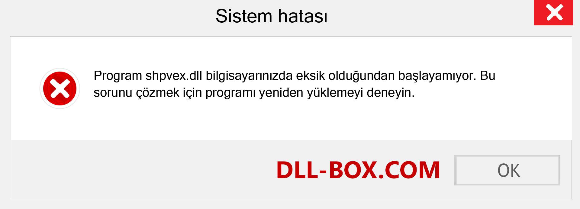 shpvex.dll dosyası eksik mi? Windows 7, 8, 10 için İndirin - Windows'ta shpvex dll Eksik Hatasını Düzeltin, fotoğraflar, resimler